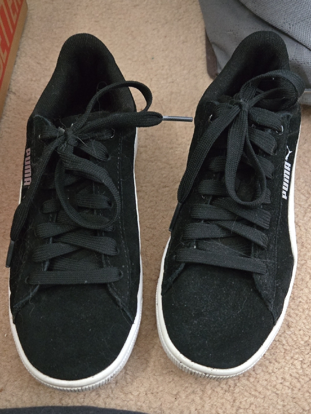 Black Suede Pumas